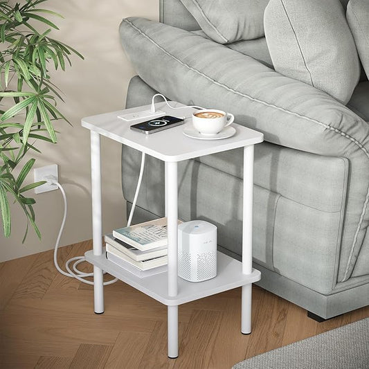 Apicizon 2 Tier End Table, Small Side Table