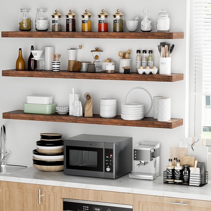 Fun Memories 55 Inch Floating Shelves