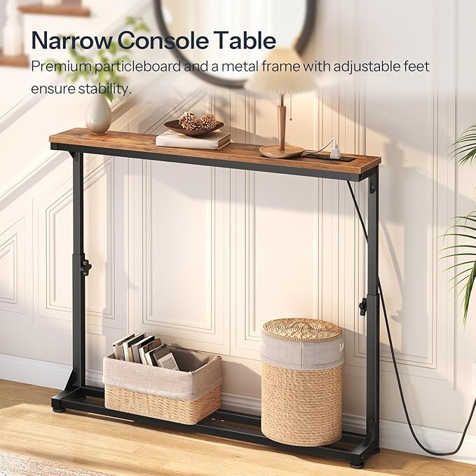 HOOBRO Narrow Console Table