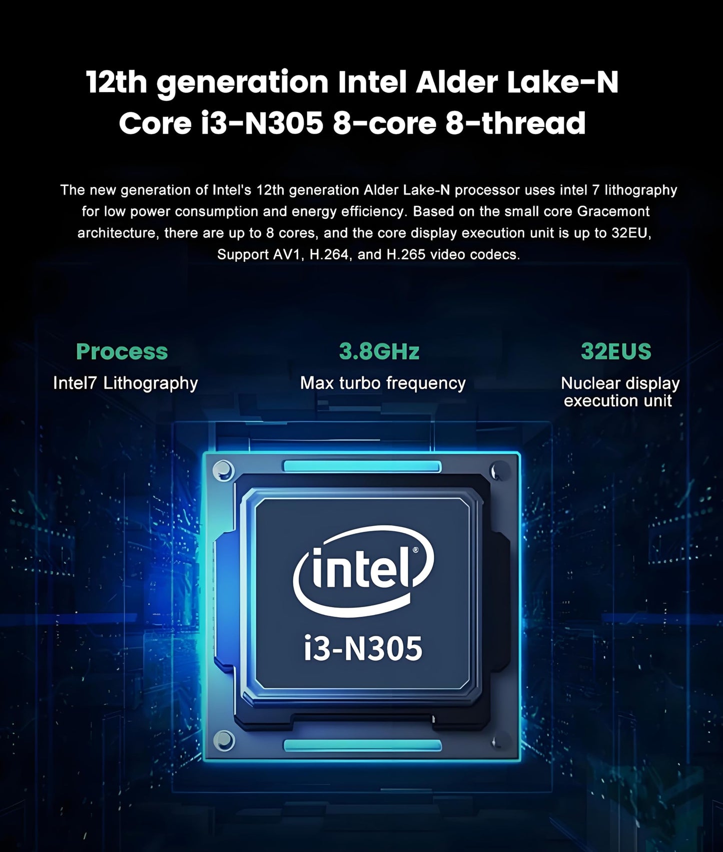 Lenovo All-in-One Desktop Computer, AIO 24 with Intel Core i3-N305, 16GB RAM, 512GB SSD, Office 365 for the Web, for Home Daily use and Remote Work, Video Streaming & Photo Editing, Windows 11 Home