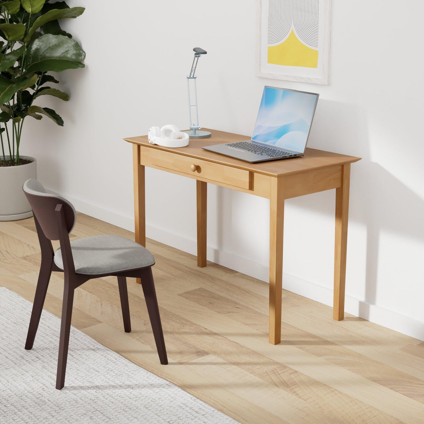 Winsome Wood Studio Home Office, Honey