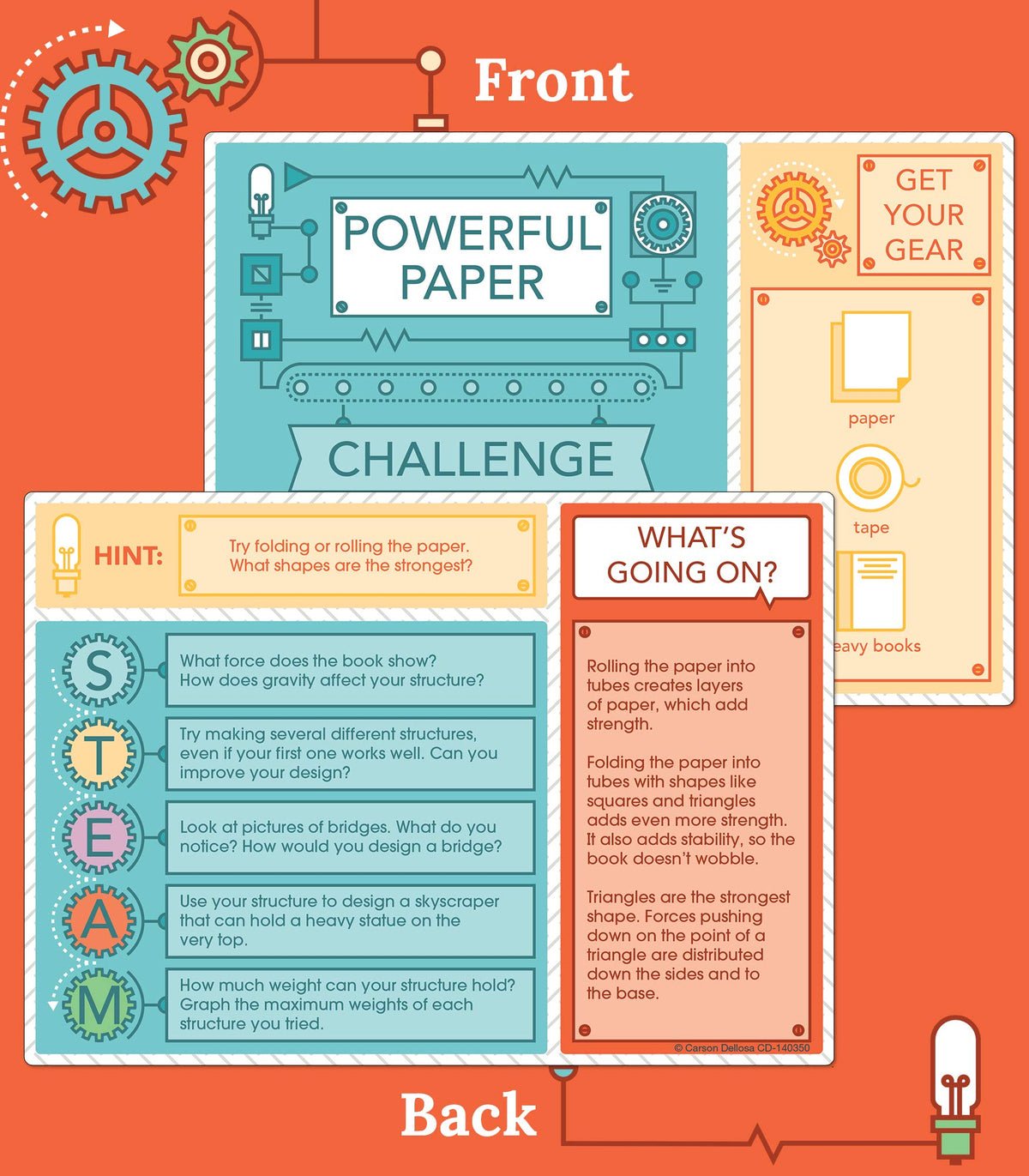 Carson Dellosa Stem Challenges, Seasonal, Physical, Life, Earth and Space Science Kits for Kids Ages 7-10, Educational Games and Experiments for 2nd Grade and Up