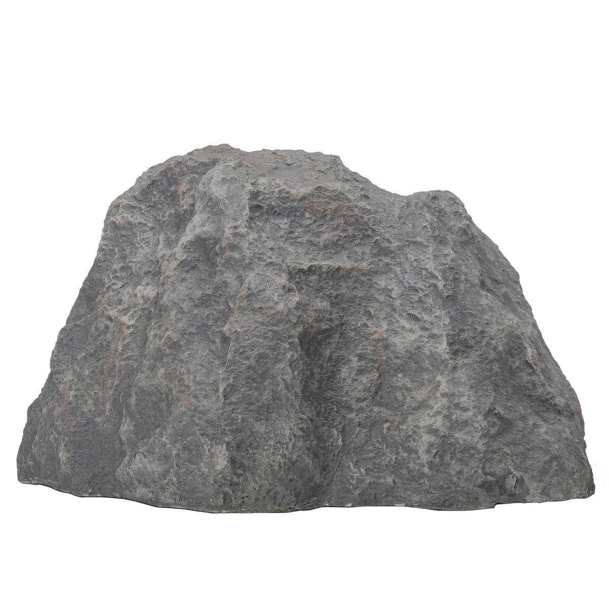 Gardenised Decorative Outdoor Weather-Resistant Artistic Artificial Faux Stone Rock, Garden Patio Granite Grey Fiberglass Stone, Charm Shaped