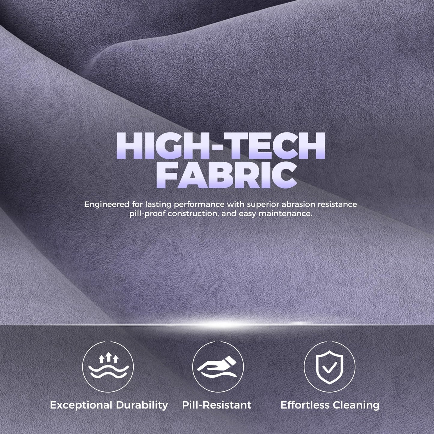 GTPLAYER Big and Tall Gaming Chair 400lbs Heavy Duty Office Chair with Foot Rest, High Back Pocket Spring Ergonomic Computer Chair for Adults, Wide Seated Cushion with Linkage Armrests, Macaron Purple