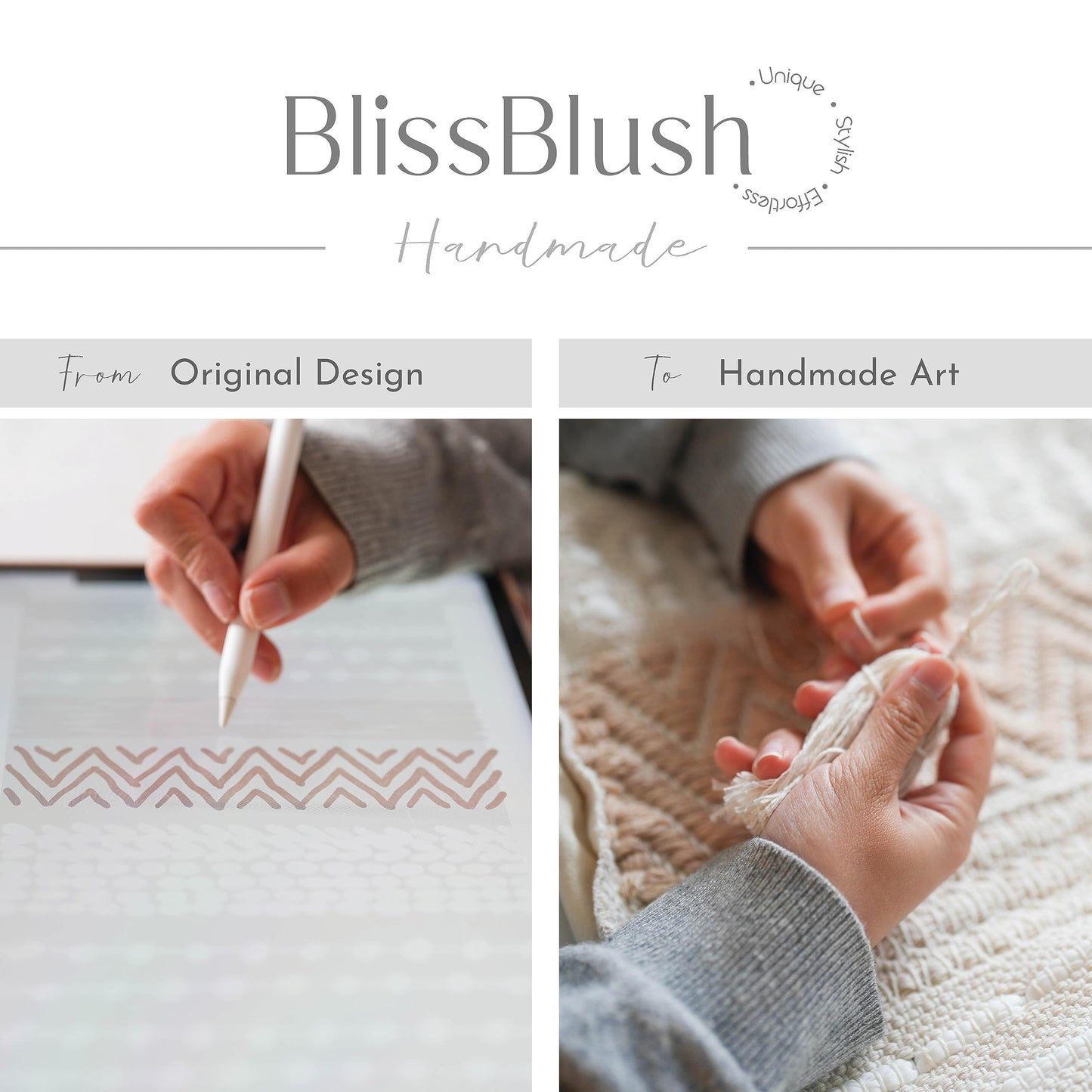 BlissBlush Decorative Throw Pillow Cover 20x20, Beige Neutral Velvet Accent Cushion Cover for Couch Sofa Living Room, Floral Tufted Square Pillowcase (Cover Only)