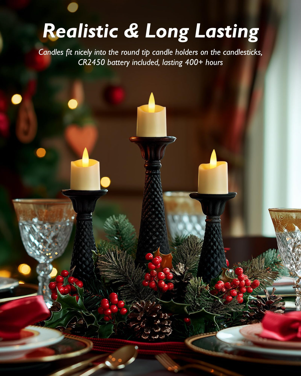 Homemory 12Pack 400+ Hour Remote Control Candles, 2/4/6/8H Timer LED Votive Candles, Battery Operated Tea Lights in Warm White for Outdoor, Table, Wedding, Christmas (Ivory, Batteries Included)