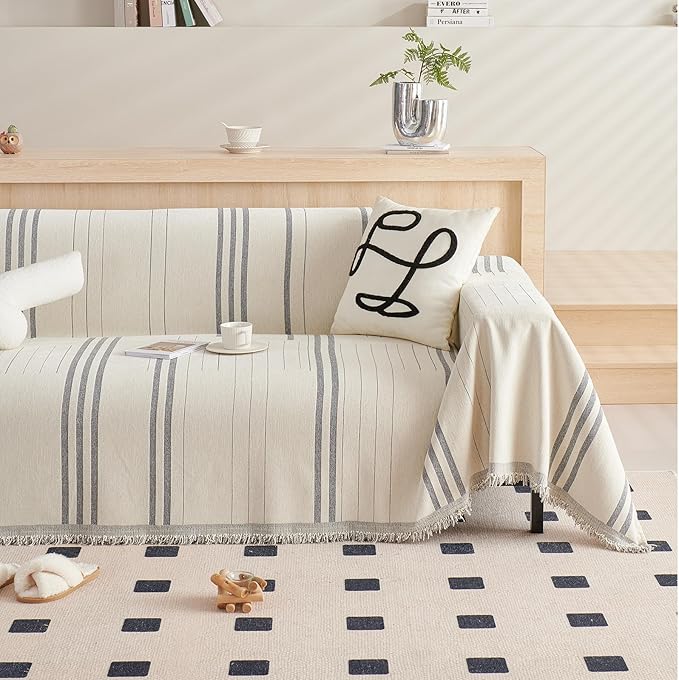 DREAMINGO Couch Cover Washable Chenille Sofa Protector