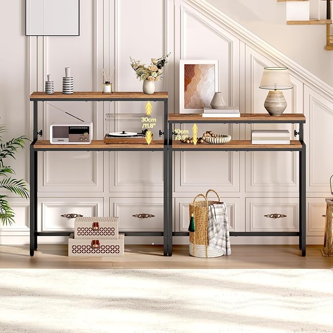 HOOBRO Narrow Console Table