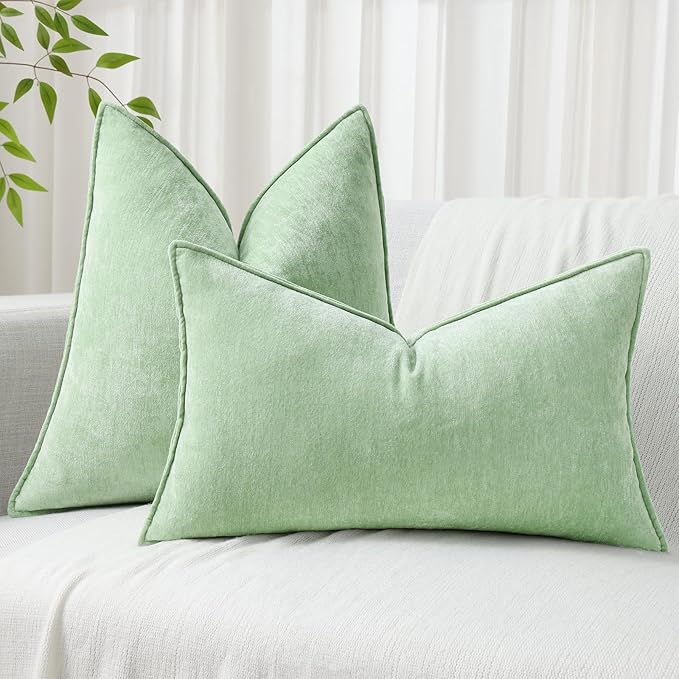 decorUhome Summer Couch Throw Pillow Covers 18x18 Set of 2, Decorative Soft