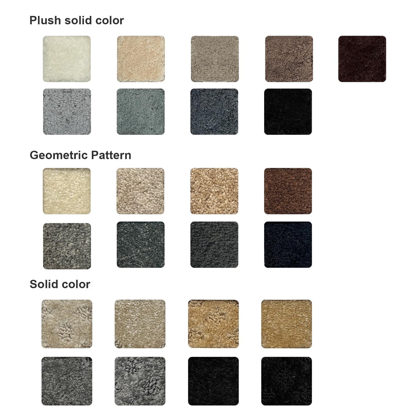 PURE ERA Carpet Stair Treads Ultra Plush Soft Bullnose Indoor Stair Protectors Pet-Friendly Non-Slip Skid Resistant Tape Free Washable Reusable （Carpet Sample Booklet for Color Reference）