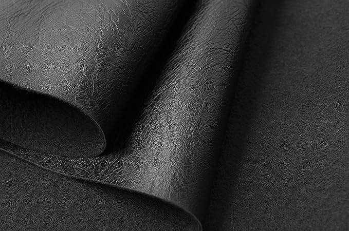 Wento Thick 2 Yard Faux Leather Fabric Soft Skin Grain PU Leather Fabric