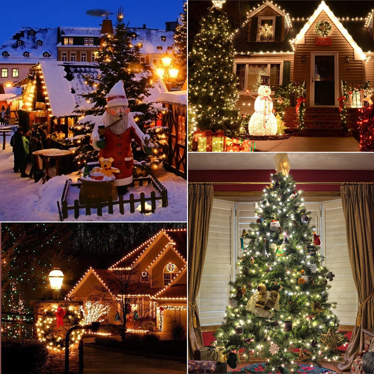 Brightown C9 Christmas String Lights Outdoor 50 Feet Led Christmas Lights, 50+1(Spare) Strawberry Bulbs Connectable UL Certified for Indoor Outdoor Roofline Patio Holiday Party Backyard Xmas Decor