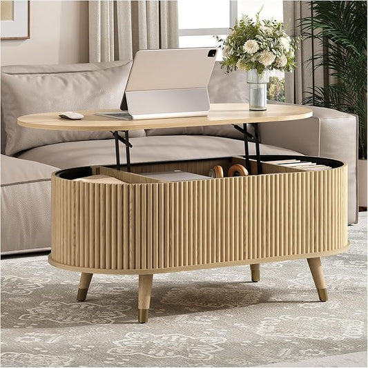 42.5" Oval Lift Top Coffee Table