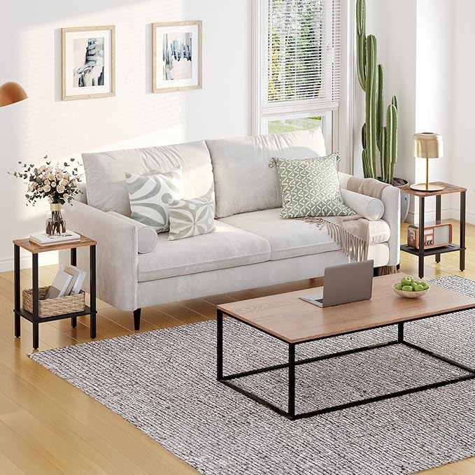 HOOBRO End Table, Small Side Table