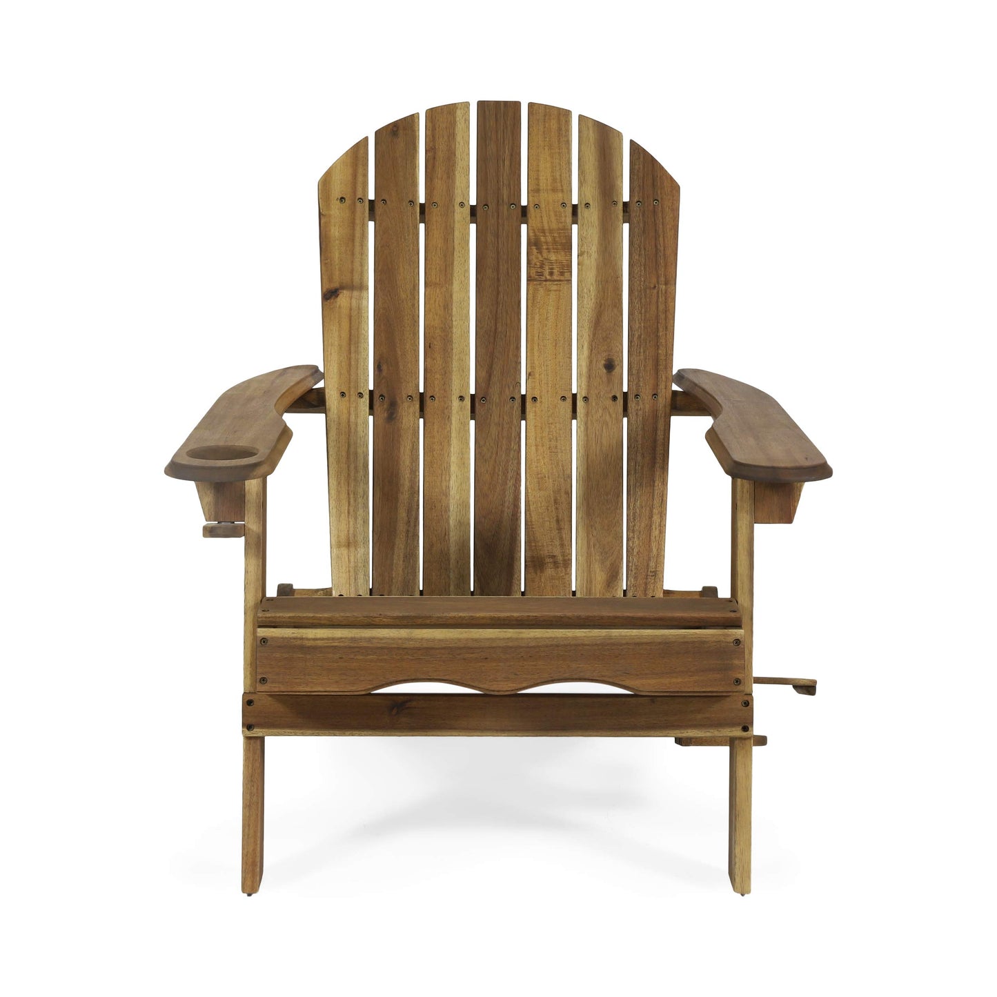 Christopher Knight Home Cynthia Outdoor Acacia Wood Folding Adirondack Chair, Natural