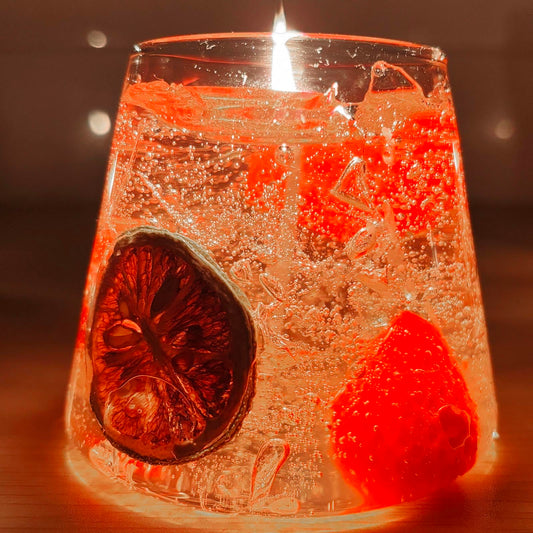 Decorative Jar Candles for Home Scented Aromatherapy Candle Long Lasting Cute Candles Gift for Women Mother's Thanksgiving Day Birthday Present Unique Jelly Wax Candle Strawberry