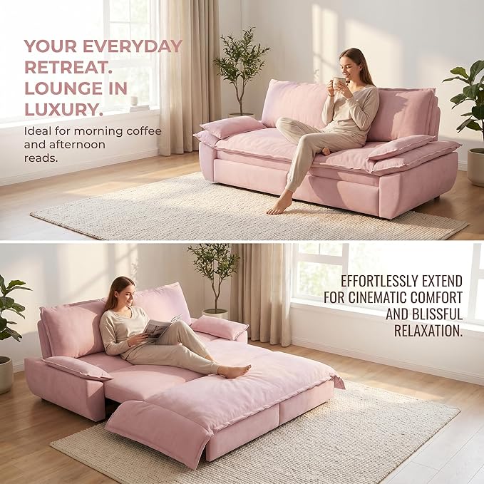 73.2" Sofa Bed Queen, 3-in-1 Pull Out Sofa Bed