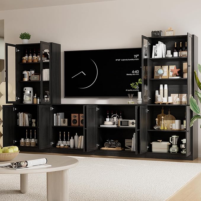 TUSY 71" TV Stand Storage Set