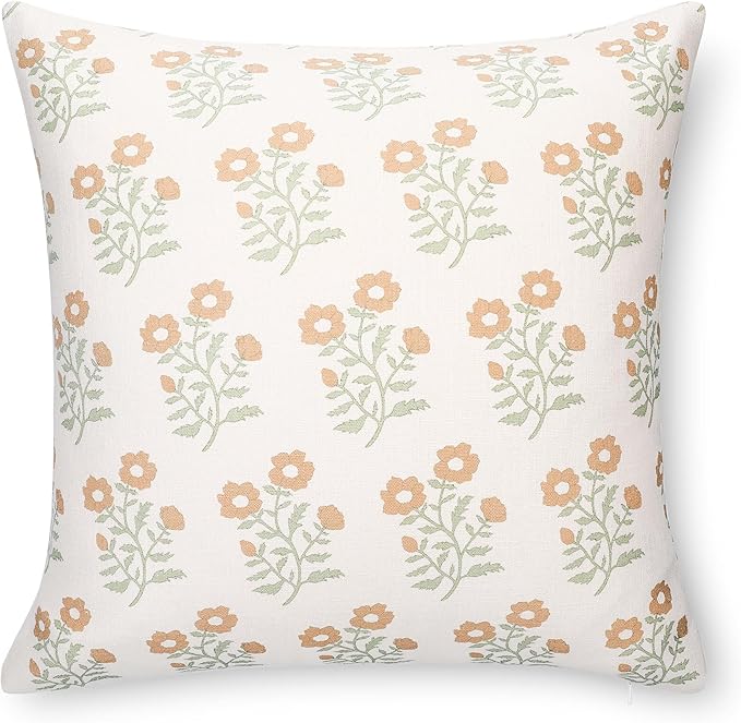 Crumbs Home Modern Farmhouse California Casual Indoor Outdoor Throw Pillow Cover
