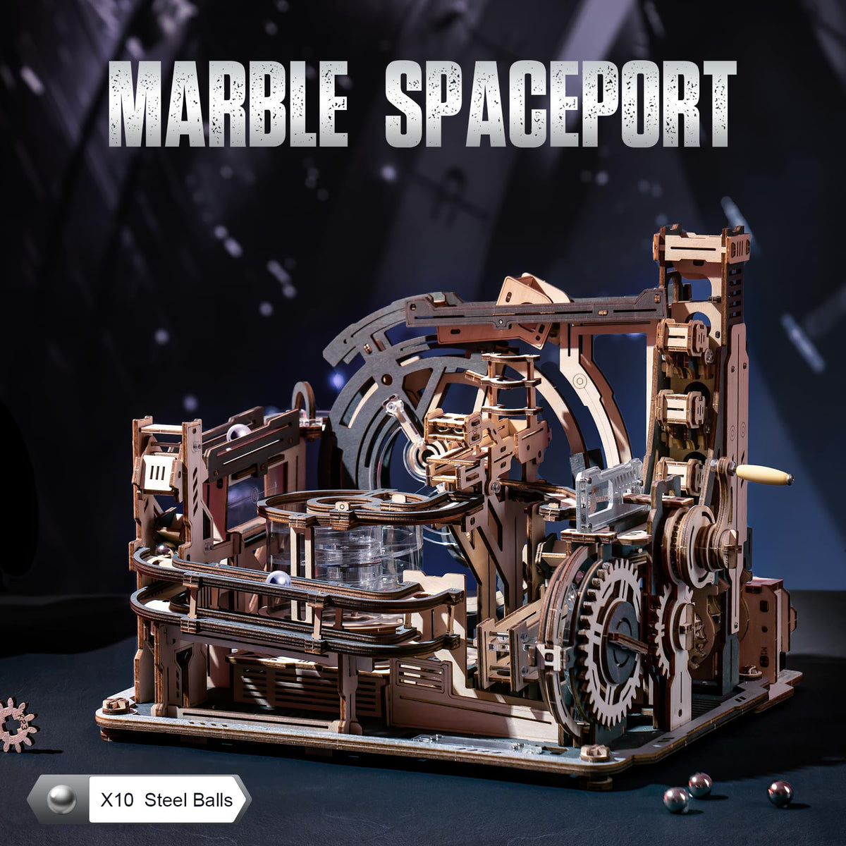 RoWood 3D Puzzles for Adults,Wooden Puzzles for Adults,Marble Run Model Kits,3D Wooden Puzzles Gift