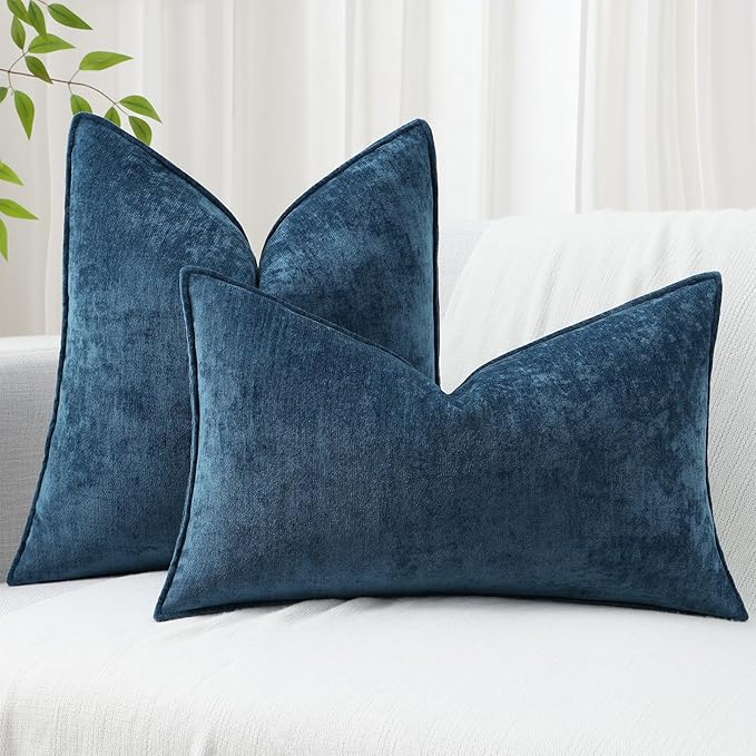 decorUhome Summer Couch Throw Pillow Covers 20x20 Set of 2, Decorative Soft