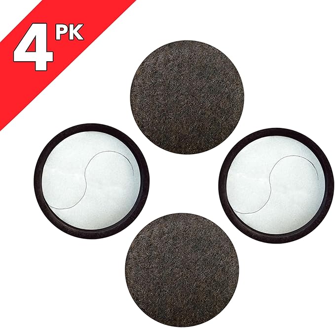 Super Sliders Secure Grip Formed Felt Movers