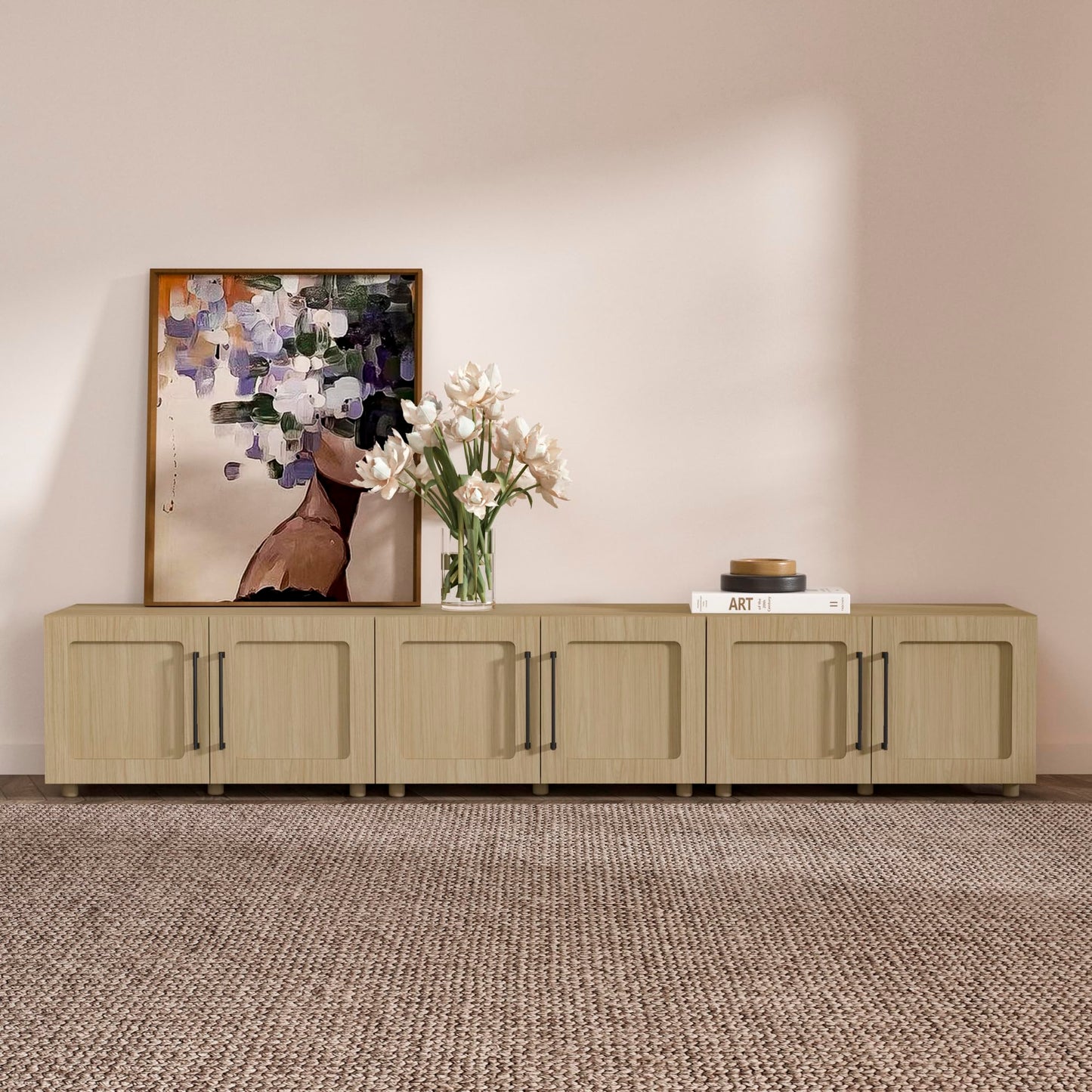 From the Tree Furniture 32 Inch Modular Sideboard Storage Cabinet with Soft-Close Doors | Buffet Accent Cabinet for Living Room, Entryway, Dining Room & Office | Scratch-Resistant Modern Design