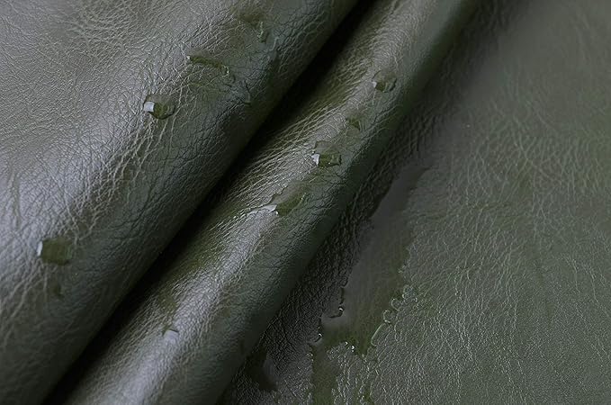 Wento Thick Faux Leather Fabric Soft Skin Grain PU Leather