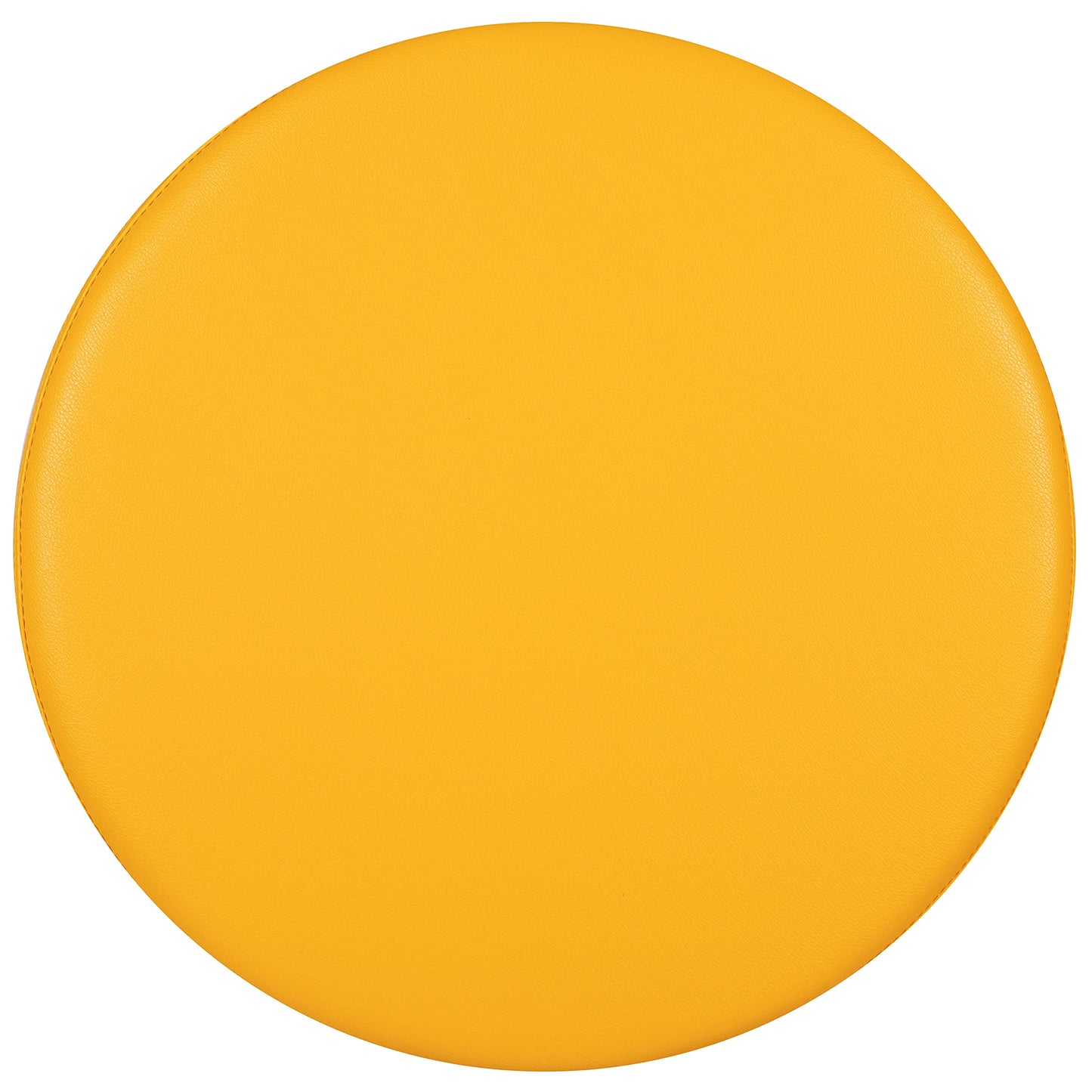 Flash Furniture Nicholas Soft Seating Flexible Circle for Classrooms and Daycares - 12" Seat Height (Yellow)