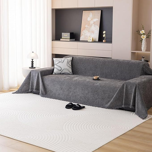 DREAMINGO Modern Minimalist Sofa Covers Washable Pet Furniture Protector Couch