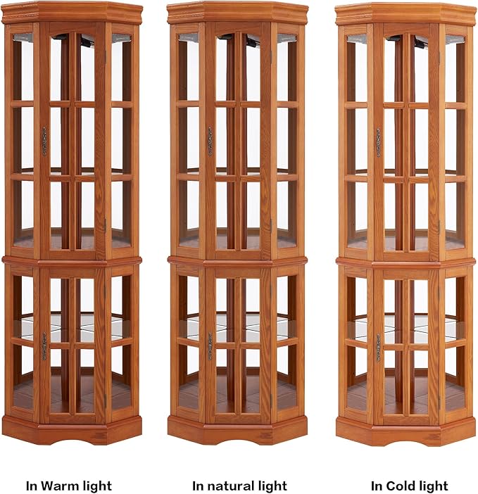 Seeutek Corner Curio Cabinet
