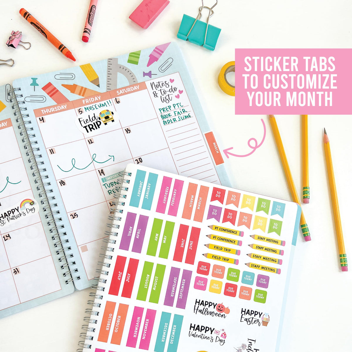 Hadley Designs Teacher Planner 2025-2026 – Lesson Planner Book for Teachers Must Haves, Undated Teacher Planners, Lesson Plan Notebook, Homeschooling Planners, Teachers Appreciation Gifts