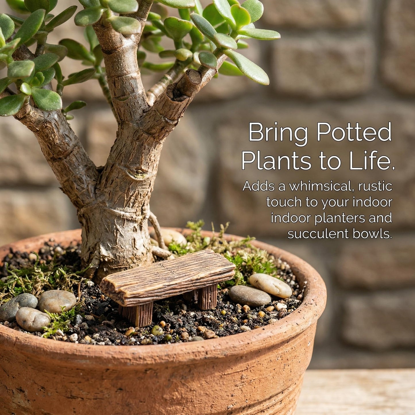 Veemoon 4pcs Miniature Fairy Garden Bench Mini Resin Furniture Decoration Tiny Furniture Ornaments Park Bench Statue Village Micro Landscape DIY Craft Figurines Bonsai Terrariums Dollhouse Zen Garden