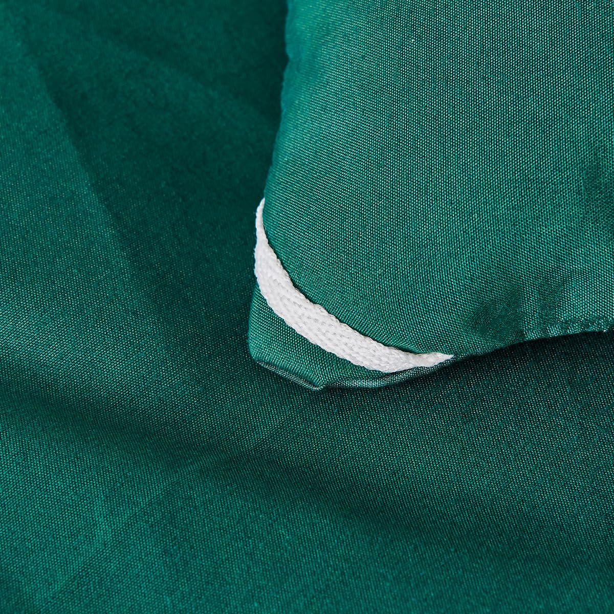ZRNBAST Dark Green King Size Comforter Set Geometric Honeycomb-7 Piece Bedding Set with Gold Trim Print Pattern All Season Marble Hexagon Bed in A Bag with Sheets (Emerald Green, King)