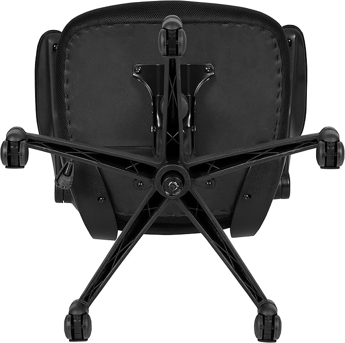Flash Furniture Kelista Mid-Back Black Mesh Swivel Ergonomic Task Office Chair