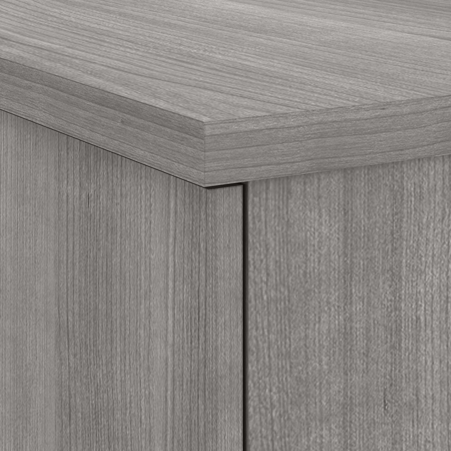 Bush Home 72-inch Home Office Desk with Drawers, Large Computer Table for Personal Workspace, Somerset Collection, Platinum Gray