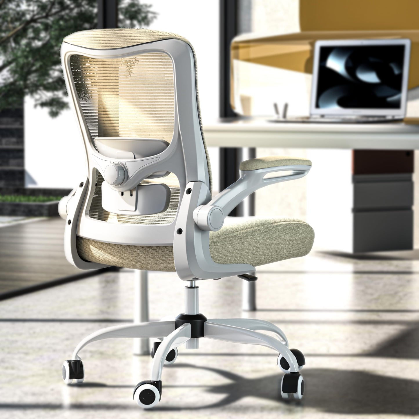 Ergonomic Office Chair for Long Hours, Relieve Back Pressure, Stay Comfortable & Focused All Day, 330LBS Capacity, Ideal for Home Office, Office & Study