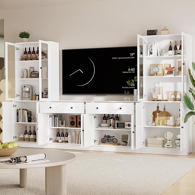 TUSY 71" TV Stand Storage Set