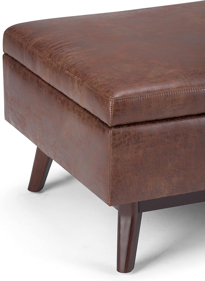 SIMPLIHOME Owen Coffee Table Storage Ottoman