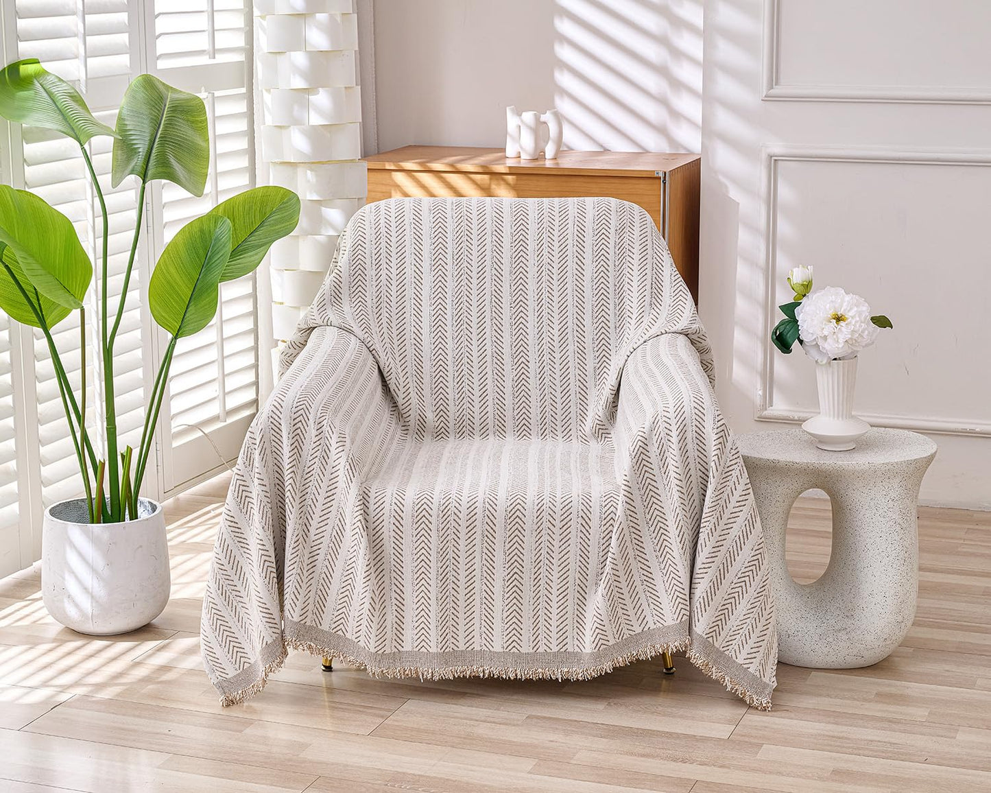 Erke Small Chair Recliner Cover Sheet Blanket, Machine Washable Non Slip Chenille Armchair Throw Cushion Slipcover for Pets, Slipper Chairs Bed Slip Covers Furniture Decor Protector