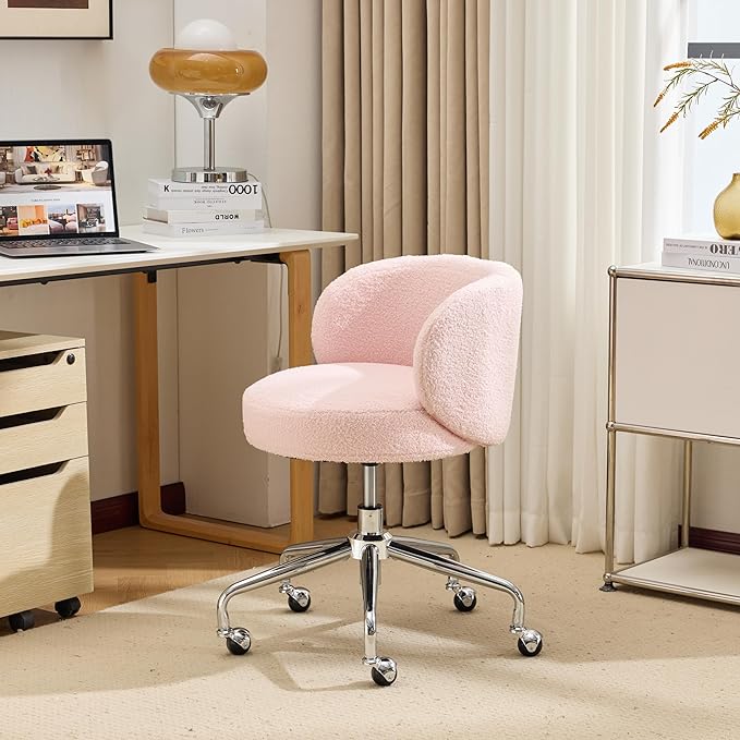 VINGLI Cute Small Swivel Desk Chair Comfy