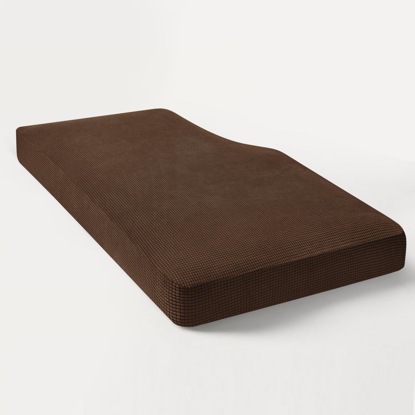 Hokway Stretch Chaise Cover Individual Couch Cushion Slipcovers Reversible Cushion Protector Slipcovers Sofa Cushion Protector Covers (Chaise Cover, Chocolate)
