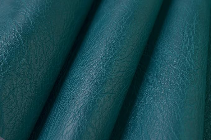 Wento Thick Half Yard Faux Leather Fabric Soft Skin Grain PU Leather