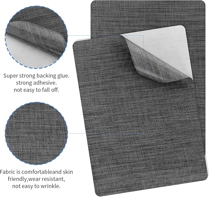 SYLVASS 8x11 Inch Fabric Repair Patches, Self-Adhesive Linen Patch