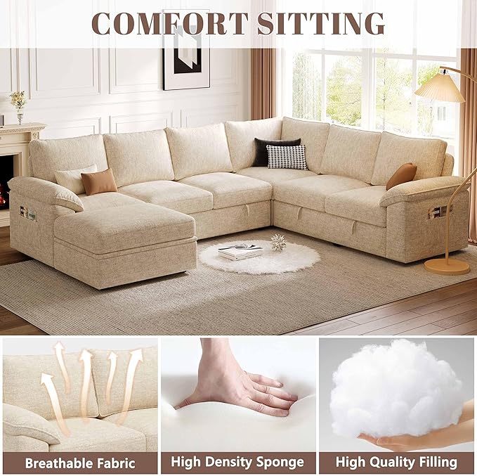 108 Inch Modular Sectional Sofa