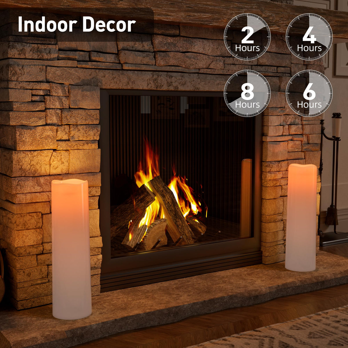 14"×4" Large Outdoor Candles with Timer Waterproof LED Flameless Pillar Candles Battery Operated with Remote Flicking Plastic for Home Decoration Porch Patio Wedding Fireplace Lantern, White