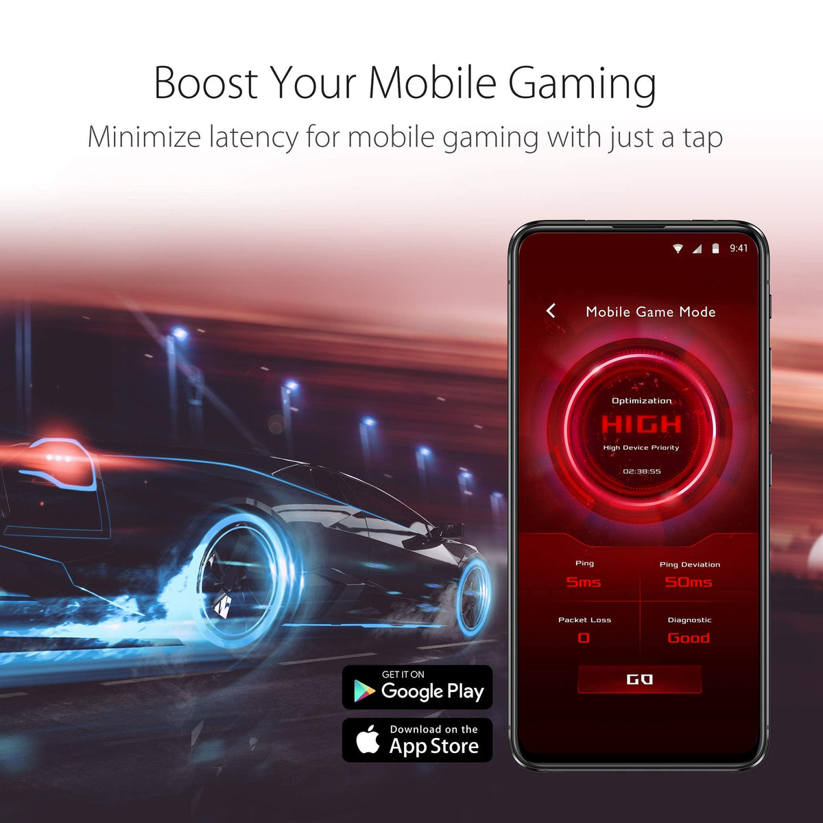 ASUS RT-AX82U AX5400 Dual-Band WiFi 6 Gaming Router, Game Acceleration, Mesh Support, Dedicated Port, Mobile Boost, MU-MIMO, Aura RGB (Renewed)
