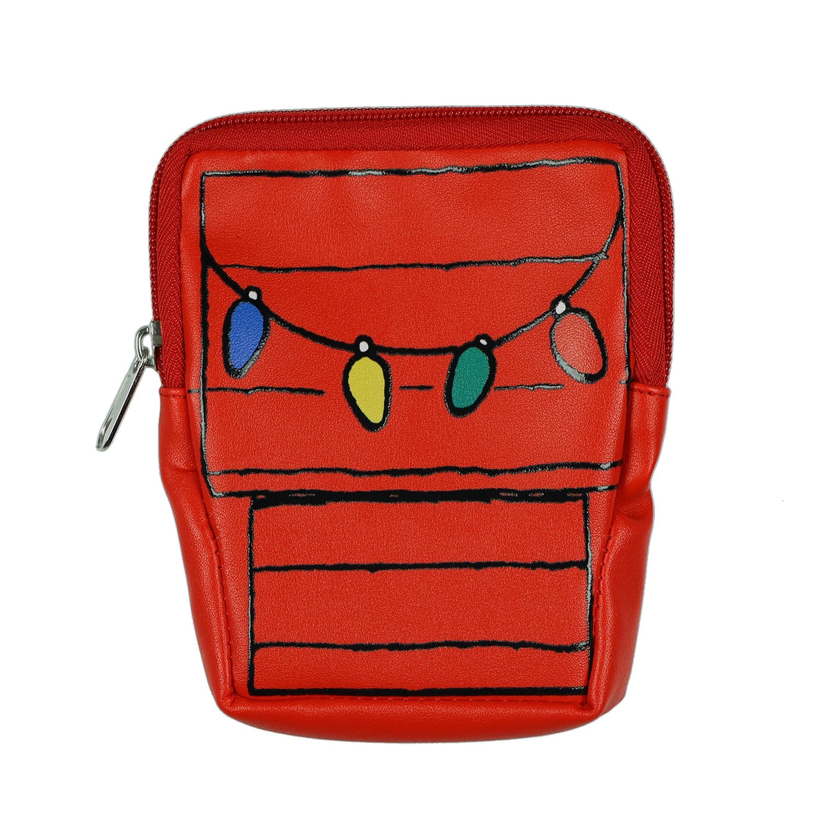 Peanuts Snoopy Happy Holidays Christmas 5-Piece Clutch Bag set