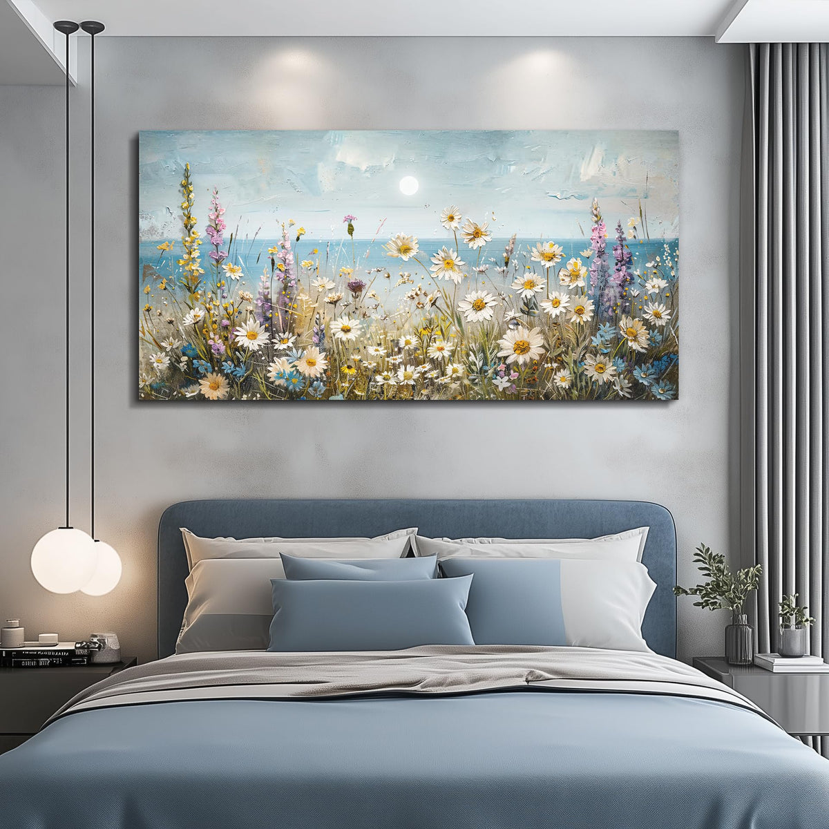 KELIYUAN Wall Art For Living Room Farmhouse Wall Decor For Bedroom Office Decorations Abstract Paintings Flowers Landscape Wall Pictures Canvas Artwork Modern Room Home Decor Posters 20x40In