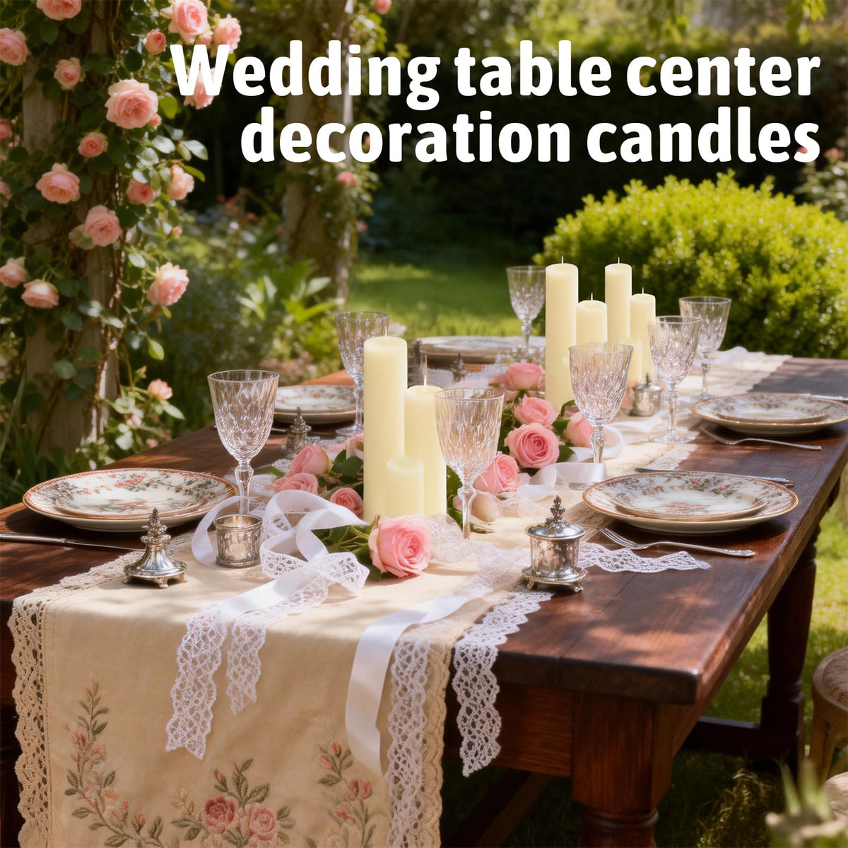 Veiuwa 36 Pack Ivory Pillar Candles Bulk Set, 2x3 2x6 2x8 Inch - 12 Each Size, Dripless Smokeless Clean Burning for Wedding Centerpieces, Home Decor, Church, Romantic Ambiance！